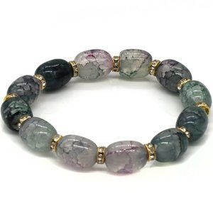 Cracked stones with earthy colors. OS